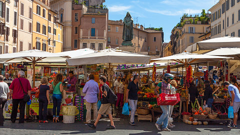 Rome - Food Market of Campo de' Fiori