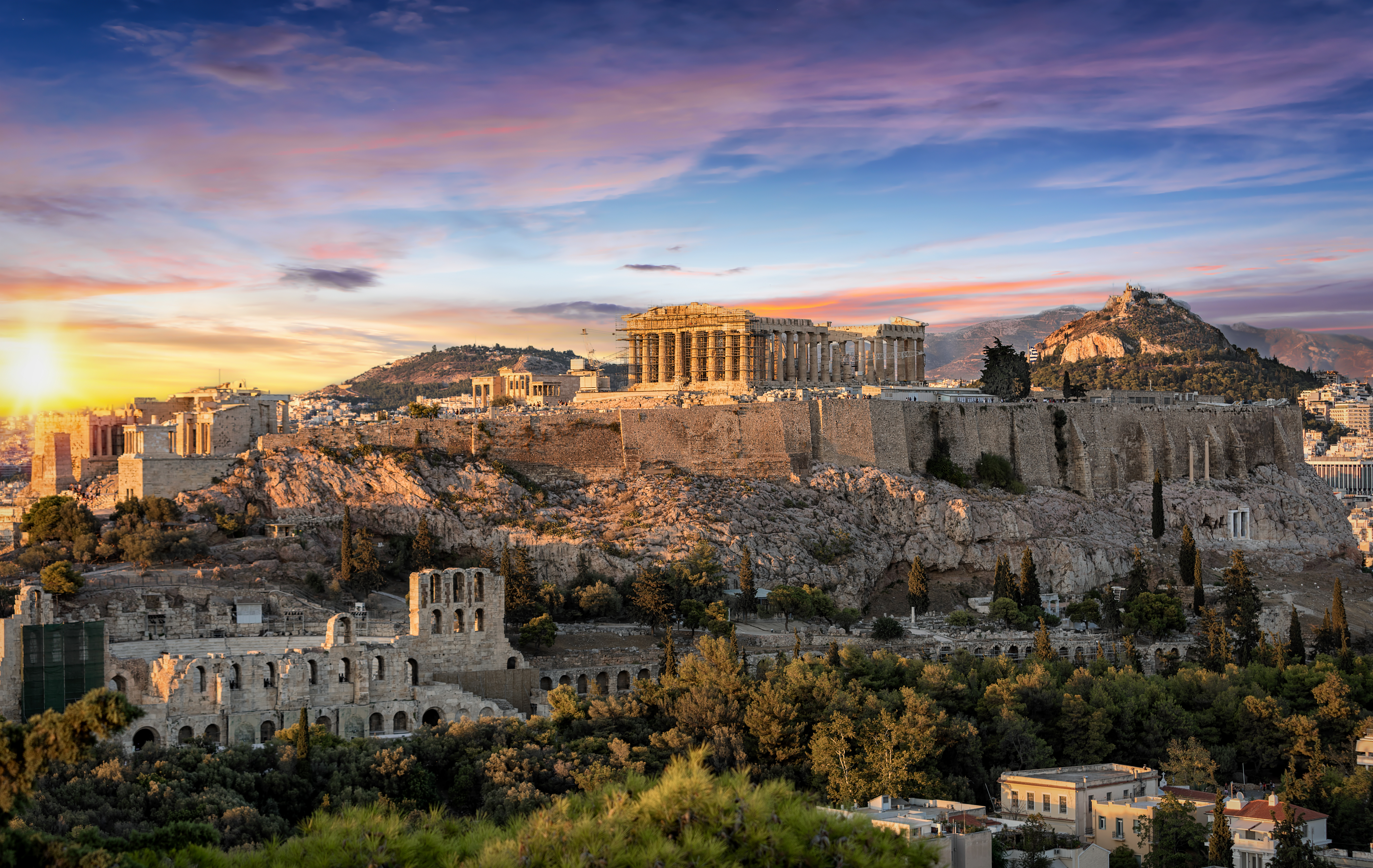 Акрополь это. Древняя Греция Афины Акрополь. Холм Акрополь в Афинах. Афины Греция Колизей. Акрополис Афины.